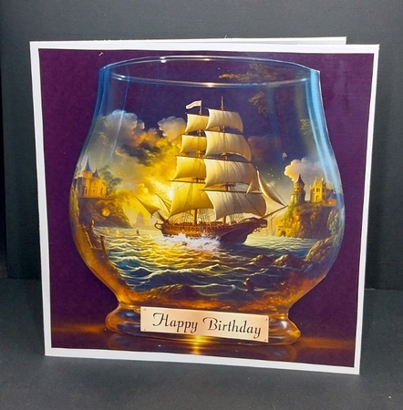 brandy glass by Diane  Vermeer