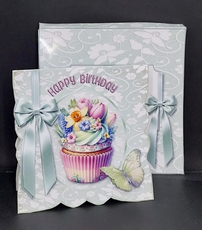 Birthday Cupcake by Diane  Vermeer