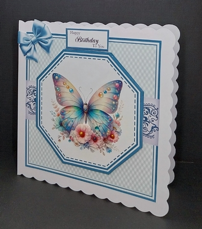Floral Butterflies 4 by Diane  Vermeer