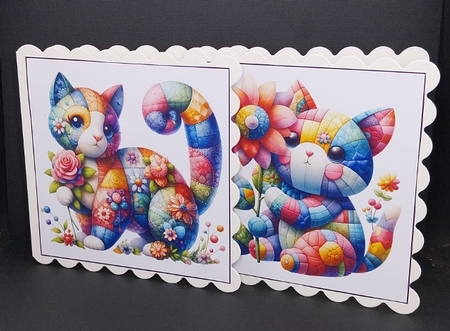 Patchwork Animal Card Toppers by Diane  Vermeer