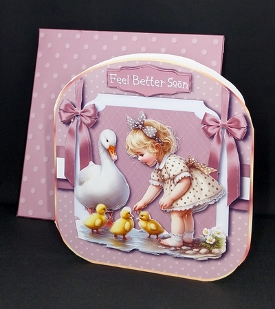 Girl & Ducklings 4 by Diane  Vermeer