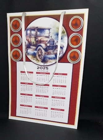 Old Car Calendar 2025 by Diane  Vermeer