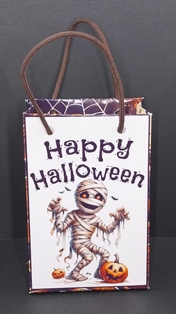 Halloween Mummy Mini Gift Bag by Diane  Vermeer