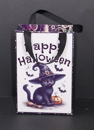 Black Cats Bring Good Luck Mini Gift Bag by Diane  Vermeer