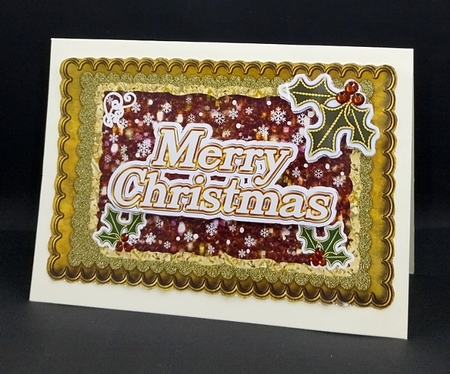 Filled with Snowflakes Christmas Topper & Blank Insert 6 by Diane  Vermeer