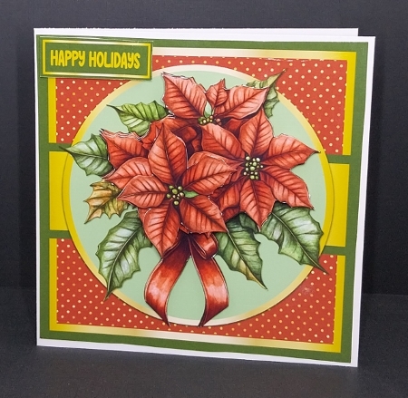 Poinsettia Bouquet by Diane  Vermeer