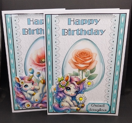 Unicorns and Flowers - Bumper Kit 76 - 9 page bumper kit by Diane  Vermeer