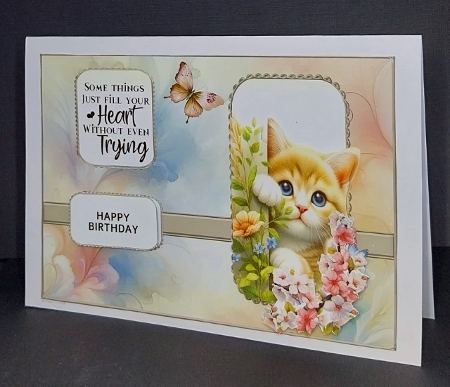 Peeking Cat 2 by Diane  Vermeer