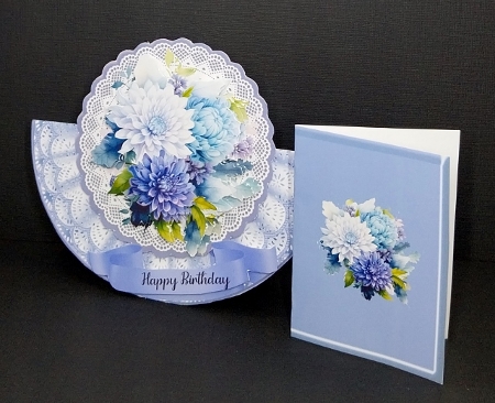 Floral bouquet rocker 24 by Diane  Vermeer