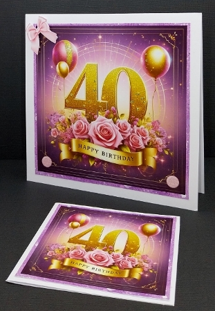 Happy 40th birthday  by Diane  Vermeer