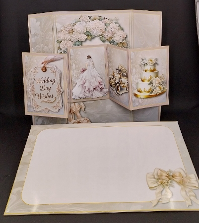 Here Comes the Bride - Double Accordian Card  by Diane  Vermeer