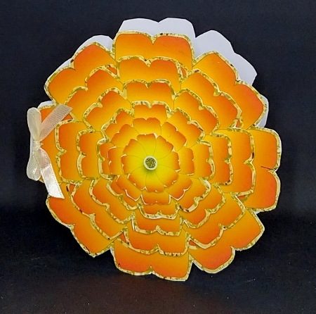Pyramid Flower Topper 2 by Diane  Vermeer