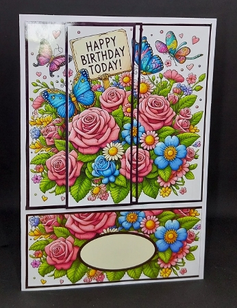 Butterflies and flowers by Diane  Vermeer