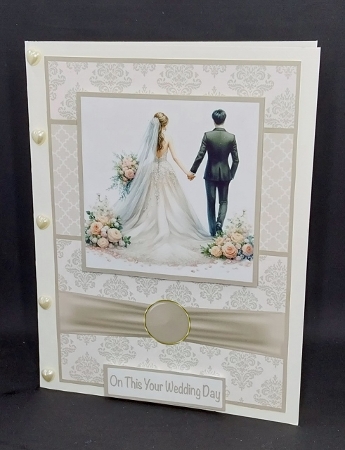 Bride & Groom Card Front 5x7 by Diane  Vermeer