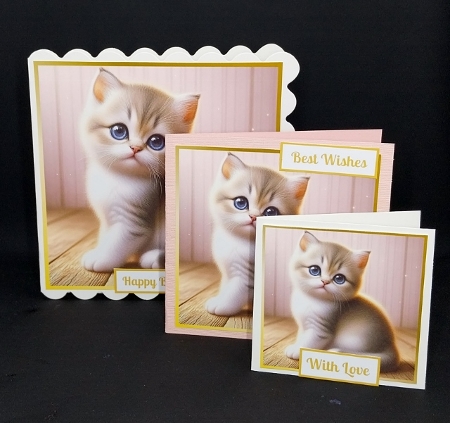 Cute Kitten Toppers. by Diane  Vermeer