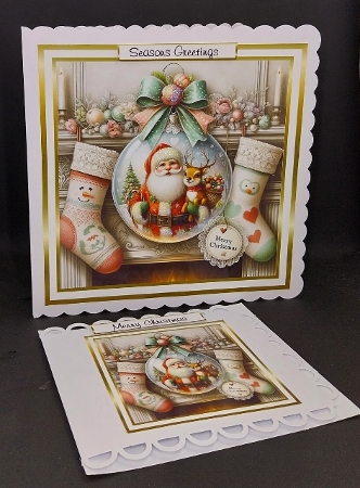 delightful  Christmas bauble and stockings by Diane  Vermeer