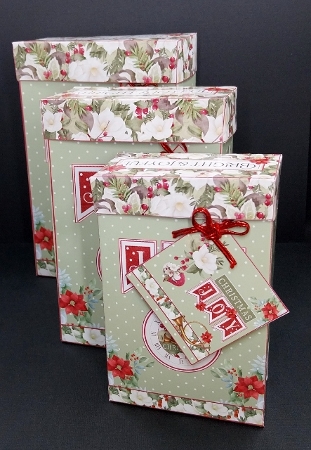 Christmas Joy Gift Boxes by Diane  Vermeer