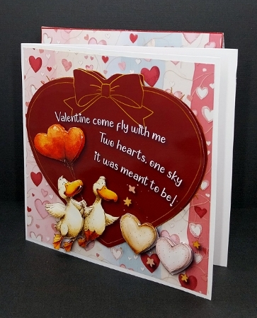 Valentine come fly with me. by Diane  Vermeer