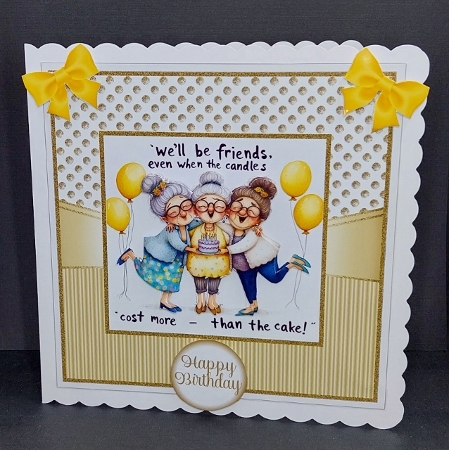 Special Friend Birthday 7 X 7  Card by Diane  Vermeer