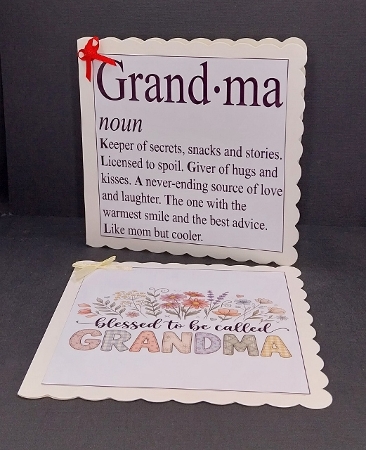 Grandma Card Toppers  by Diane  Vermeer