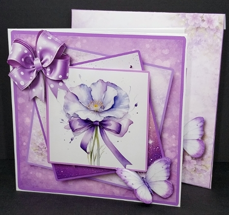 A Flower for you - Blank Card by Diane  Vermeer