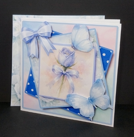A Flower for you 3 - Blank Card by Diane  Vermeer
