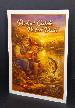 fathers day perfect catch by Diane  Vermeer