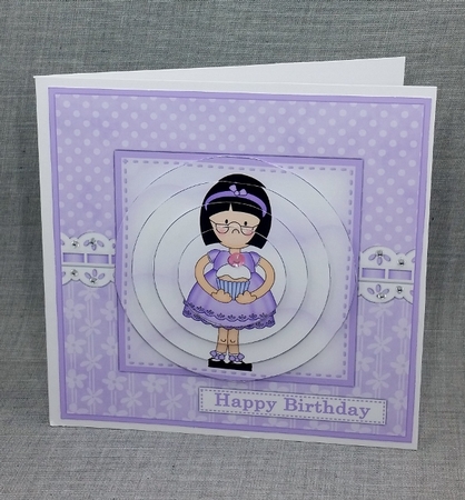 Girlz Roz's Cupcake Circle Pyramage Topper by Diane  Vermeer