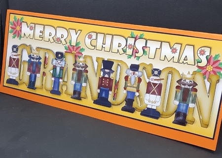 Large Dl - Captain Christmas Grandson by Diane  Vermeer