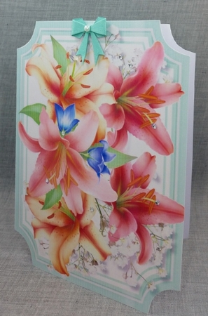 Print, Cut, and Fold , Beautiful Downton Lillies  by Diane  Vermeer