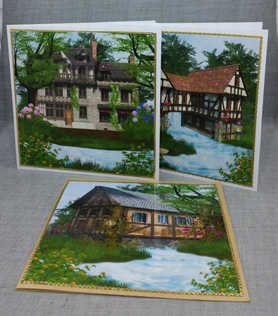 Village Life Bumper by Diane  Vermeer