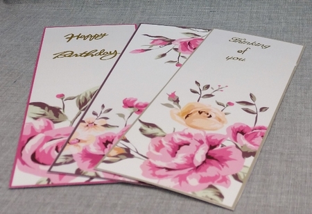 Vintage Rose Bookmarks / tags by Diane  Vermeer