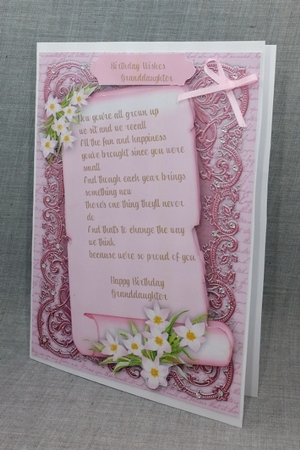 To a Beautiful Granddaughter by Diane  Vermeer
