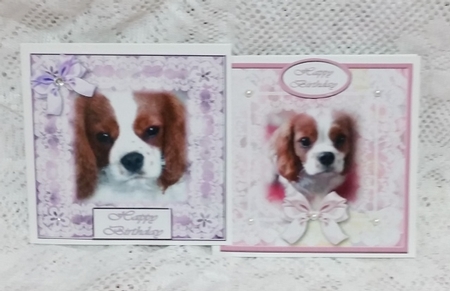 Cavalier King Charles Spaniel Toppers by Diane  Vermeer