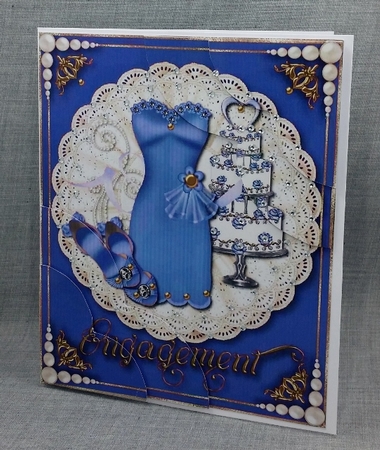 Engagement Magic Card Topper 2 by Diane  Vermeer