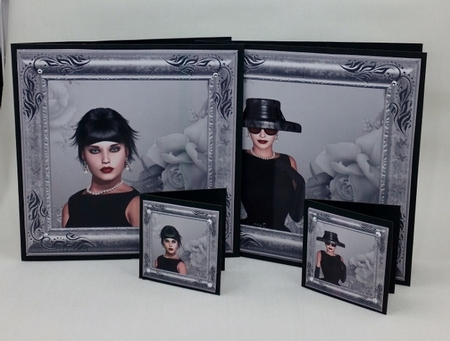 2 Lady Portrait toppers by Diane  Vermeer