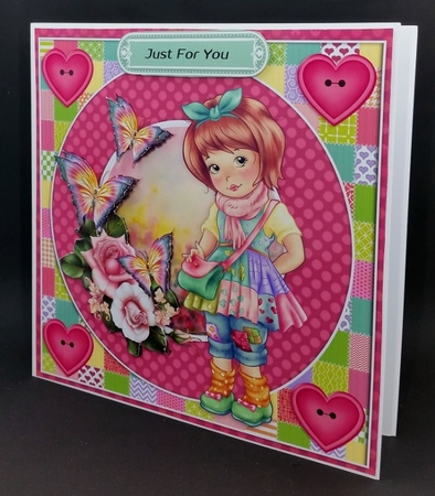 Quilt 8x8 Card Front by Diane  Vermeer