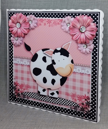 COW 8x8 Card Front Sheet  2 by Diane  Vermeer