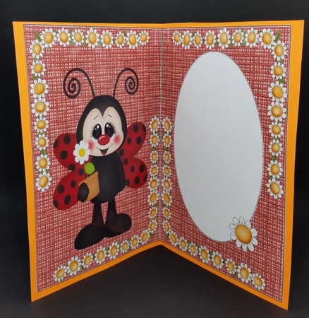 floral ladybird insert 4 by Diane  Vermeer