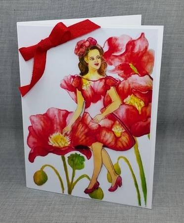 floral lady-poppies by Diane  Vermeer