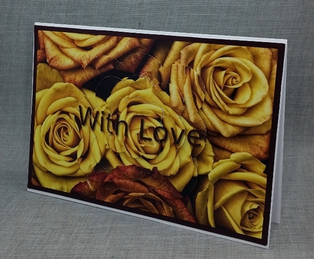 Romantic Roses Scalloped Pyramid by Diane  Vermeer