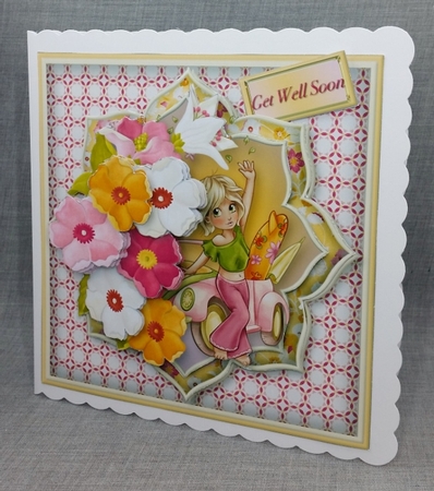Summer Break - Stacked Petal Layer Card Mini Kit by Diane  Vermeer