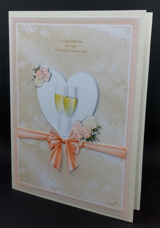 Peach Wedding Anniversary by Diane  Vermeer