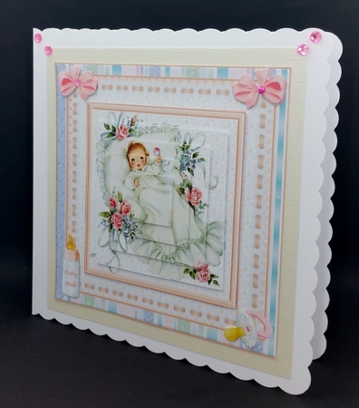 New Baby Arrival approx: 8x8ins Mini Kit by Diane  Vermeer