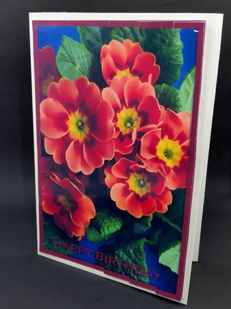 Primroses Side Stacker by Diane  Vermeer