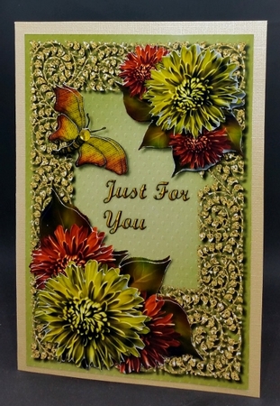 Beautiful Autumn Dahlias 1 by Diane  Vermeer