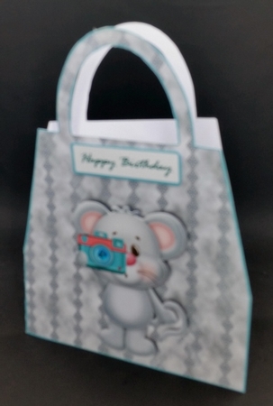 Say Cheese HandBag Shaped Card by Diane  Vermeer