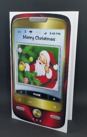 Smartphone Merry Christmas  2 by Diane  Vermeer