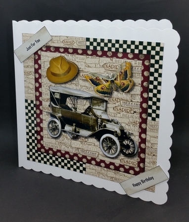 Male Card Nostalgia by Diane  Vermeer