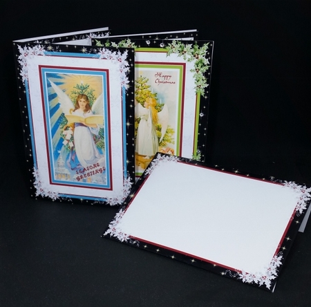 Christmas Angels A6 Cut & Fold Bumper Kit by Diane  Vermeer